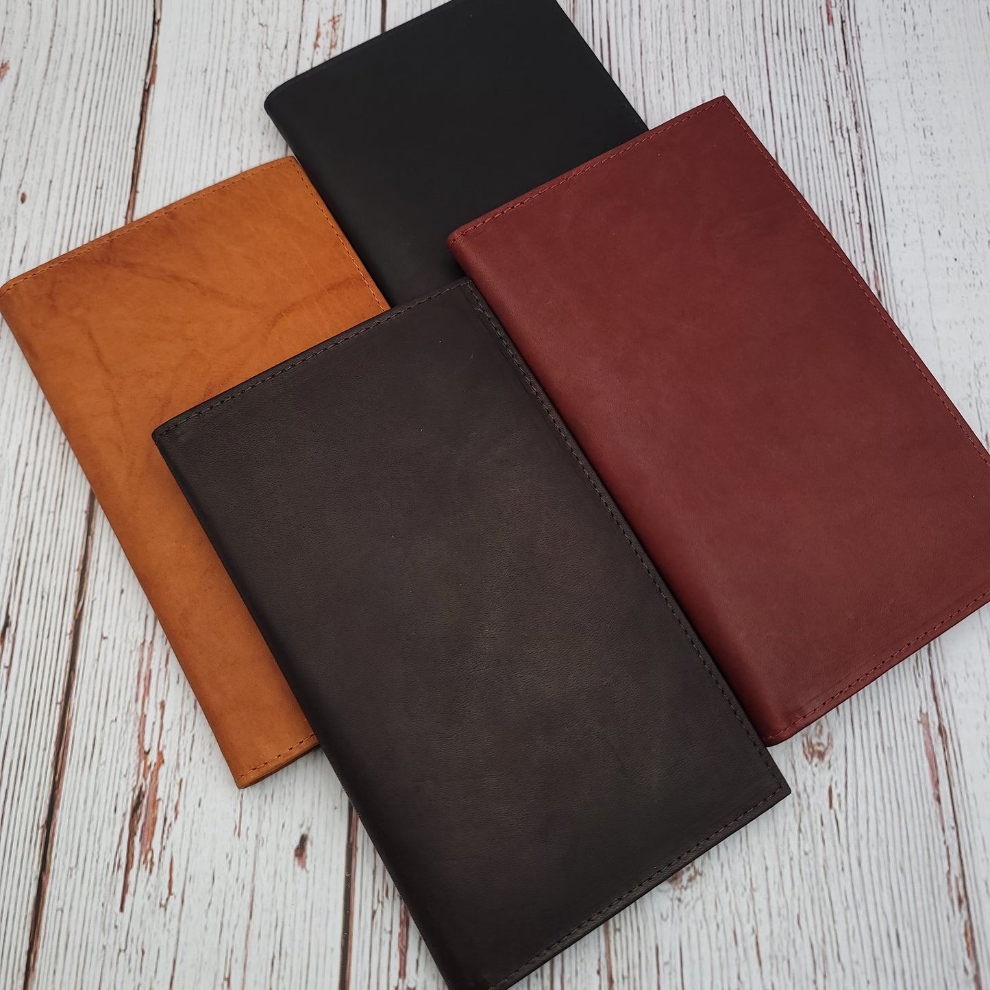 AG Wallets Cowhide RFID 20 Card Holder Long Wallet - 6 pack