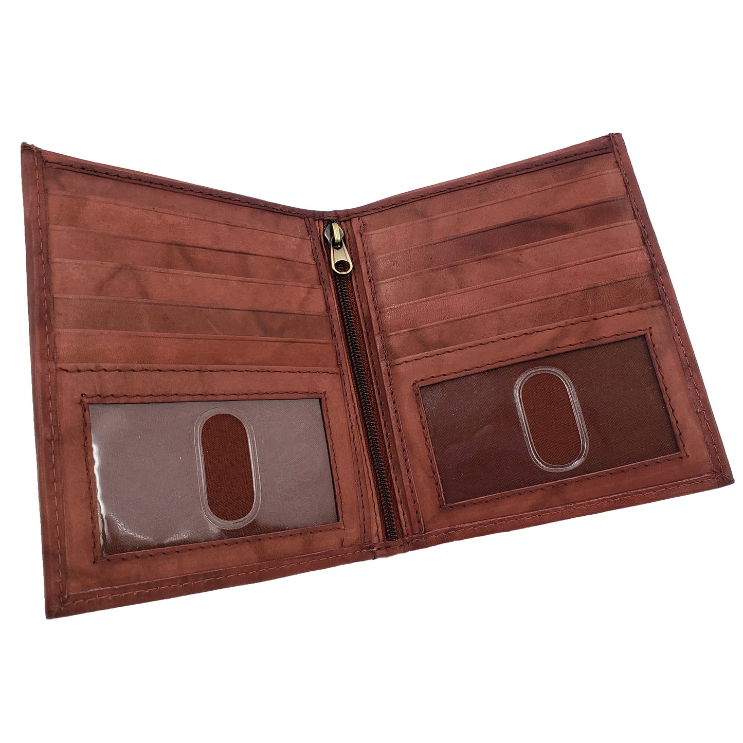 AG Wallets Cowhide RFID Hipster 2 ID Wallet - 6 pack