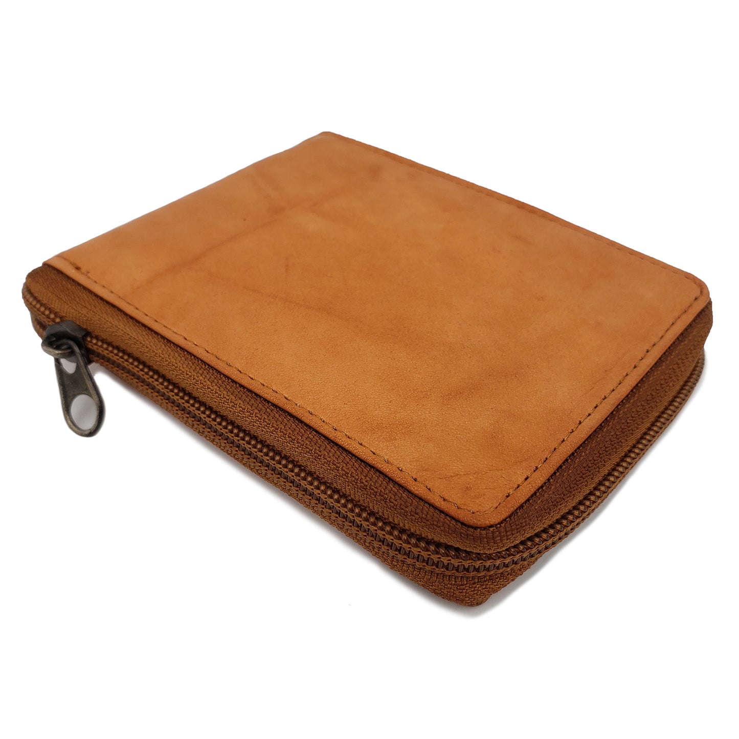 AG Wallets Mens Zip Around Bifold Wallet - 6 pack, Style 1306