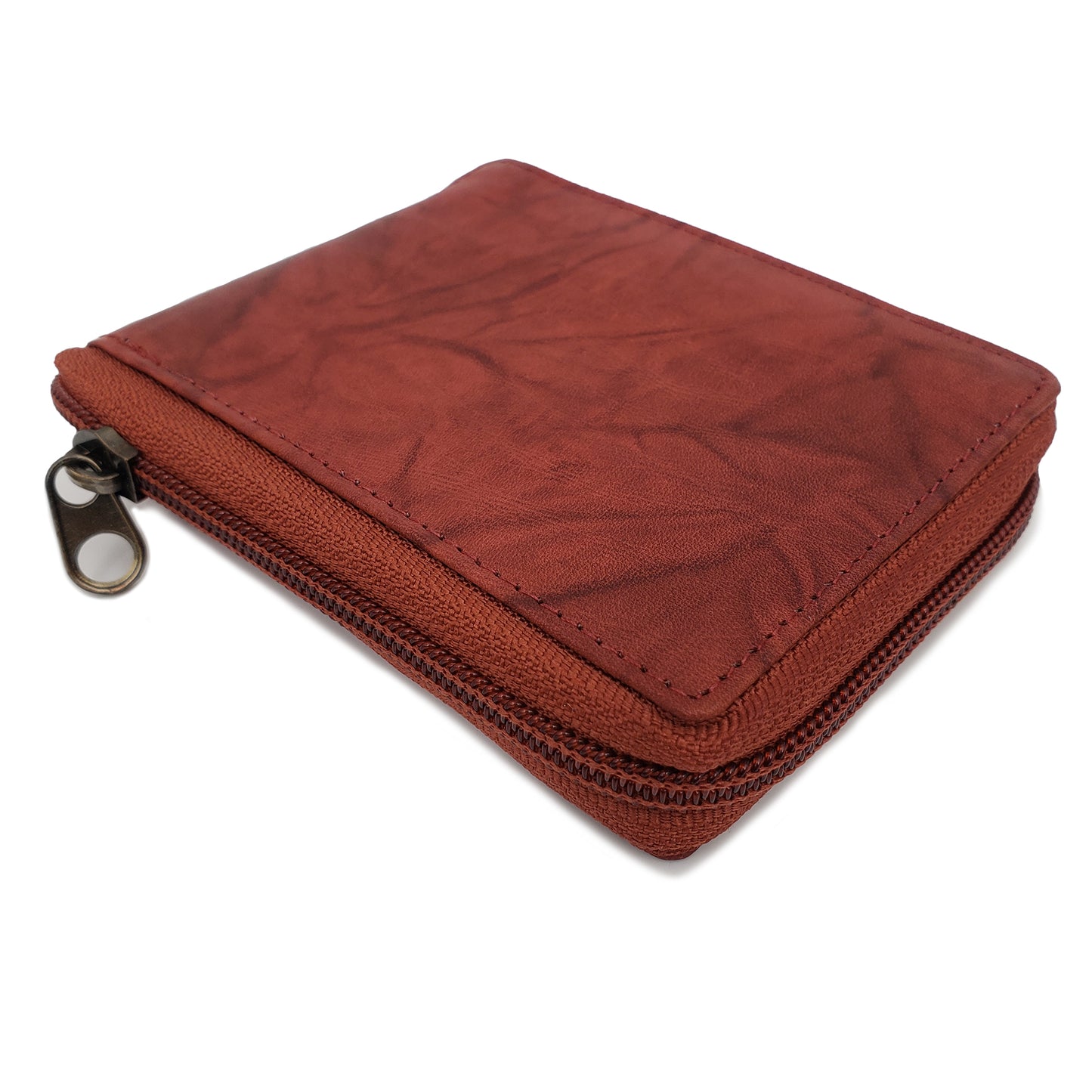 AG Wallets Mens Zip Around Bifold Wallet - 6 pack, Style 1306