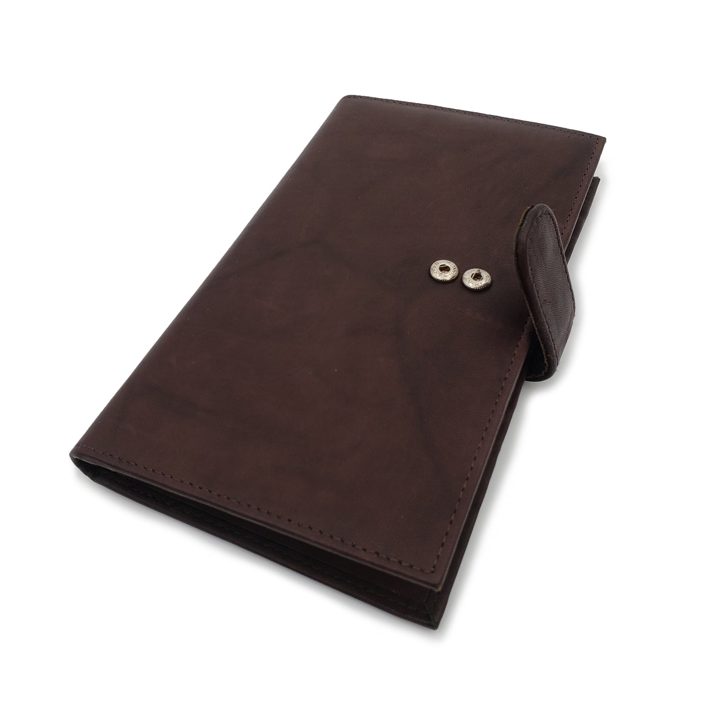 AG Wallets Cowhide RFID 20 Card Holder Long Wallet Snap Close - 6 pack