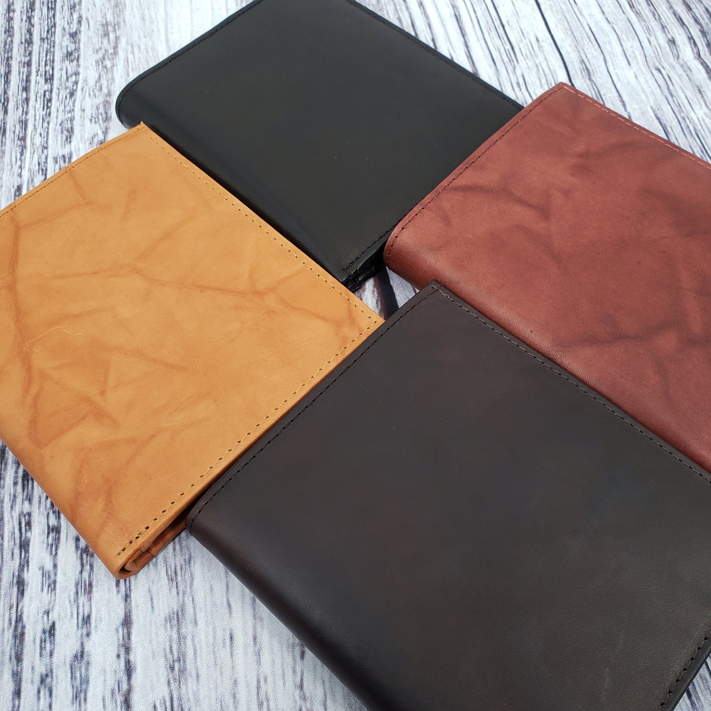 AG Wallets Cowhide RFID Hipster 2 ID Wallet - 6 pack